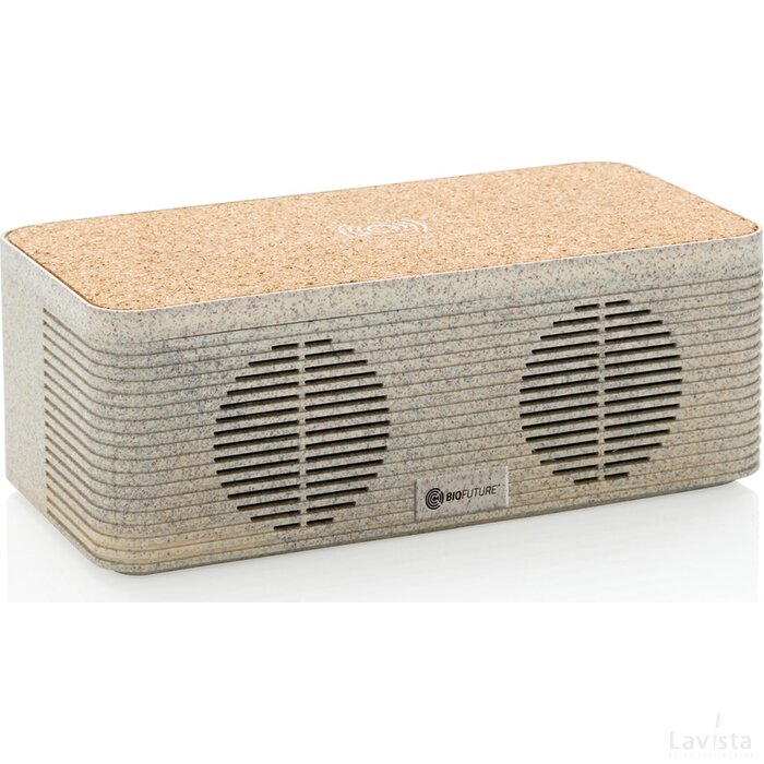 Tarwestro 5W speaker met draadloze oplader bruin