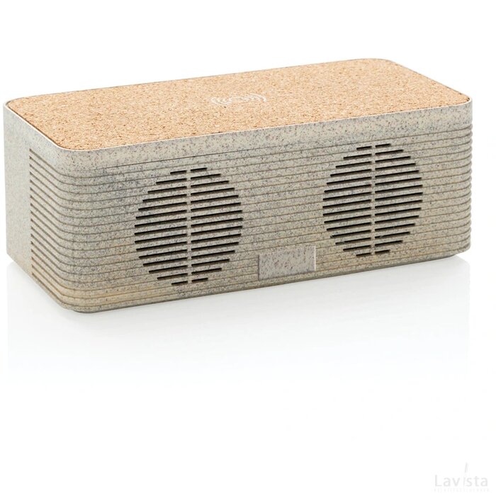 Tarwestro 5W speaker met draadloze oplader bruin