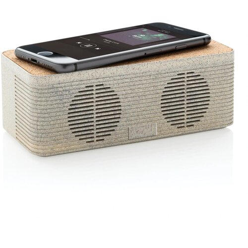 Tarwestro 5W speaker met draadloze oplader bruin
