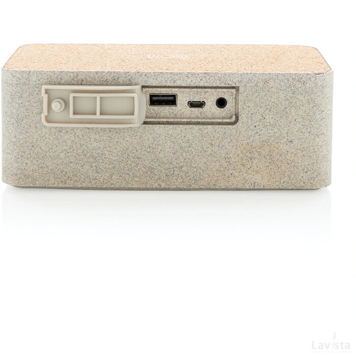 Tarwestro 5W speaker met draadloze oplader bruin