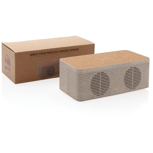 Tarwestro 5W speaker met draadloze oplader bruin