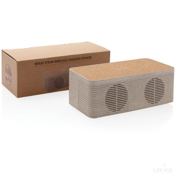 Tarwestro 5W speaker met draadloze oplader bruin