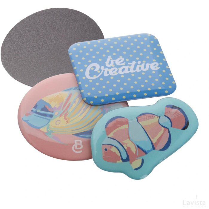 Epofridgy Custom Made Epoxy Koelkastmagneet Multicolour