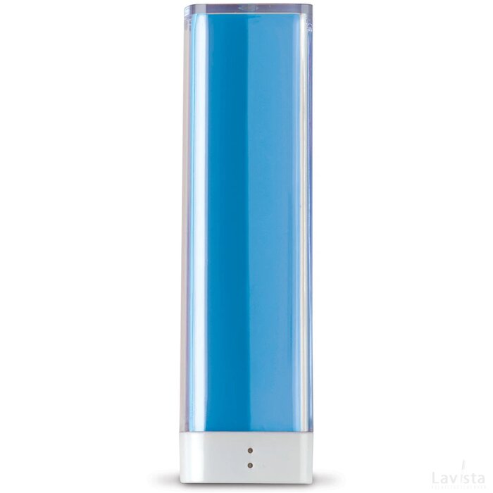 Powerbank transparant 2200mAh transparant licht blauw