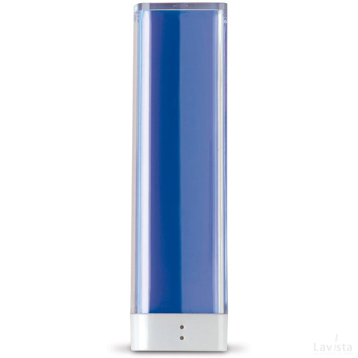 Powerbank transparant 2200mAh transparant donker blauw