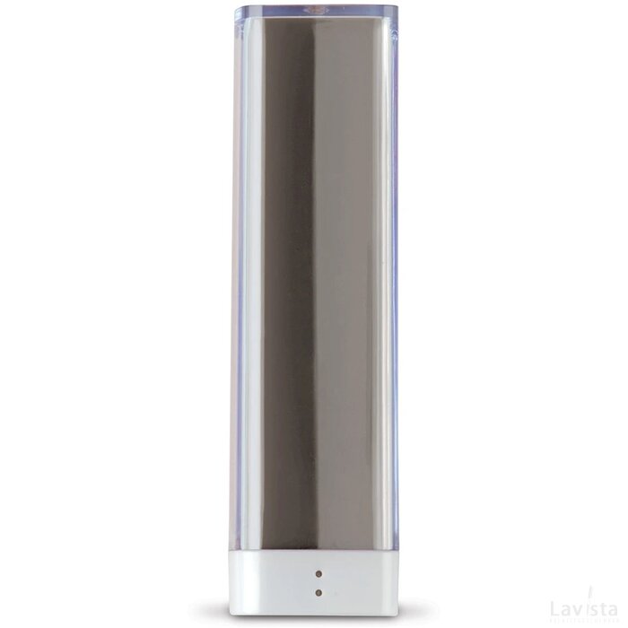 Powerbank transparant 2200mAh transparant zwart