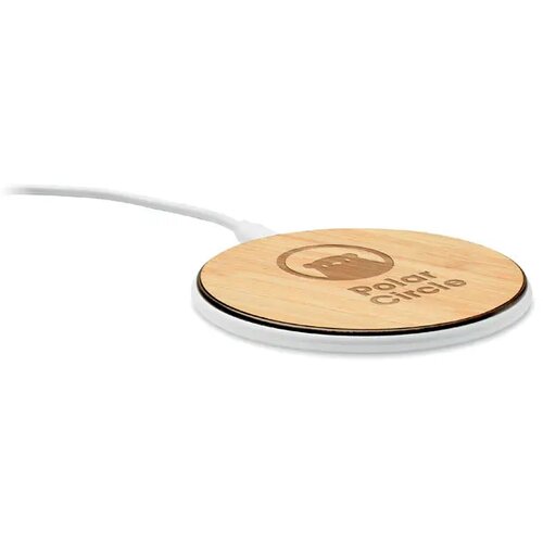 Draadloze oplader 10w in bamboe Despad + hout