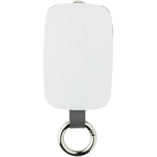 1.200 mAh sleutelhanger powerbank met geintegreerde kabels wit