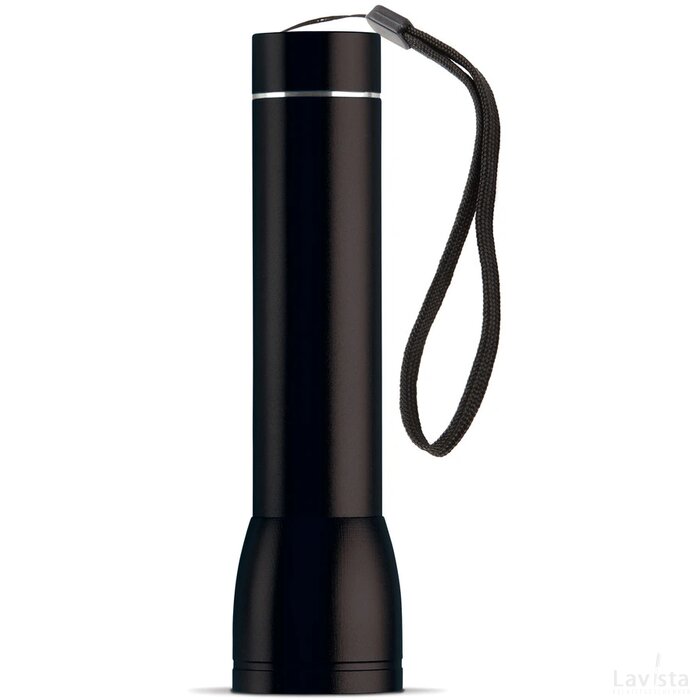 Powerbank zaklamp 2200mAh zwart