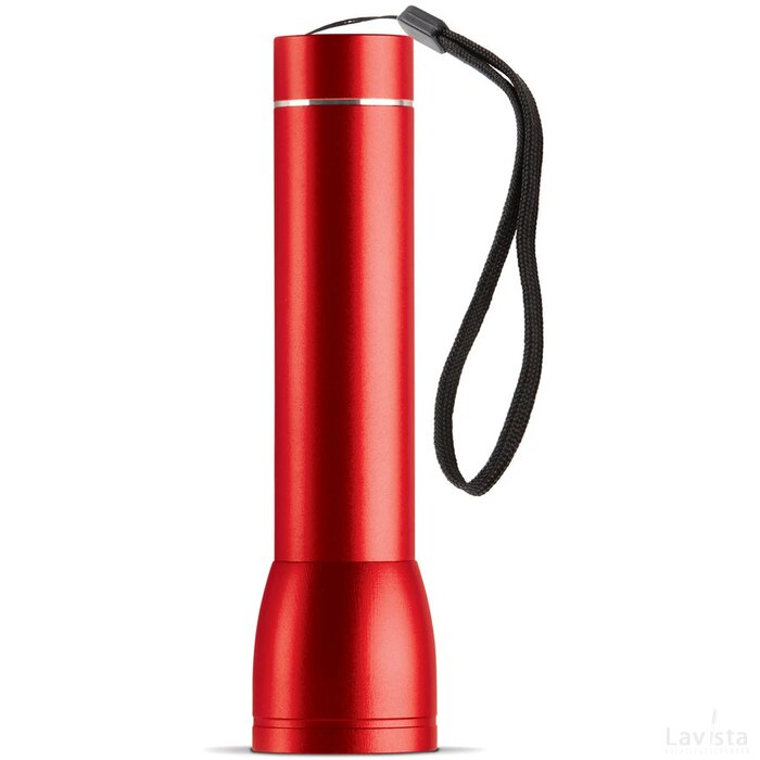 Powerbank zaklamp 2200mAh rood