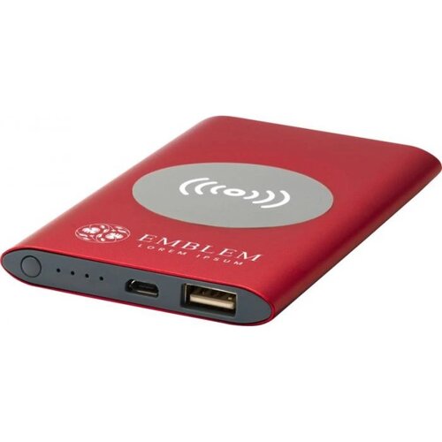 Juice 4000 mAh draadloze powerbank Rood
