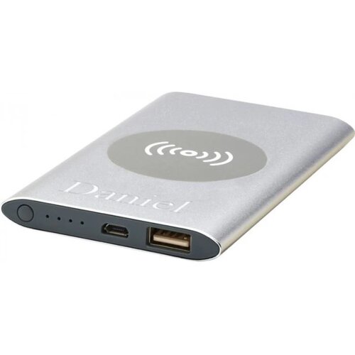 Juice 4000 mAh draadloze powerbank Zilver