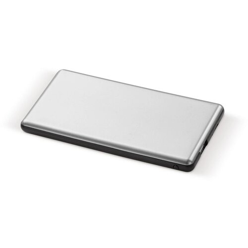 Light-up logo powerbank 4000mAh zilver / zwart