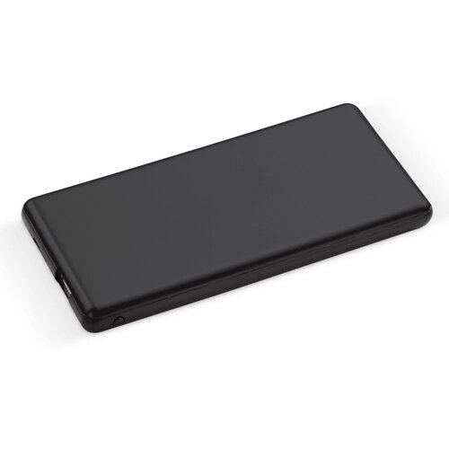 Light-up logo powerbank 4000mAh zilver / zwart