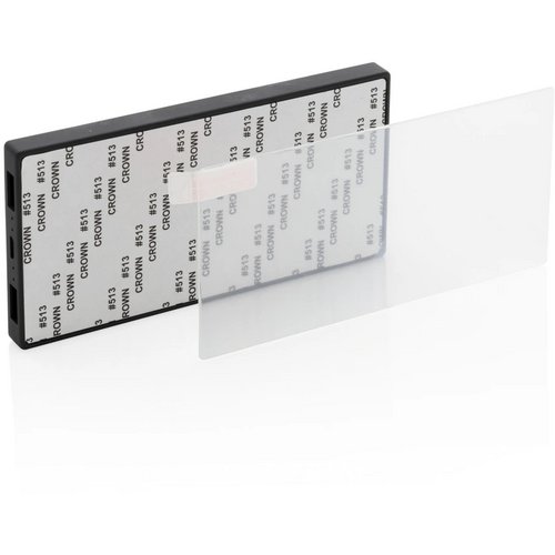 Tempered glass 5.000 mAh powerbank zwart