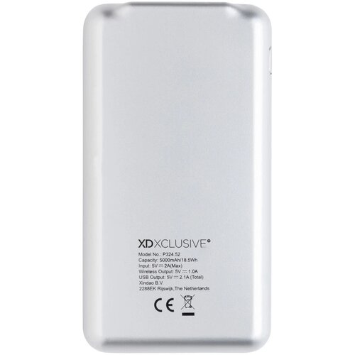Vogue 5.000 mAh 5W draadloze powerbank zwart