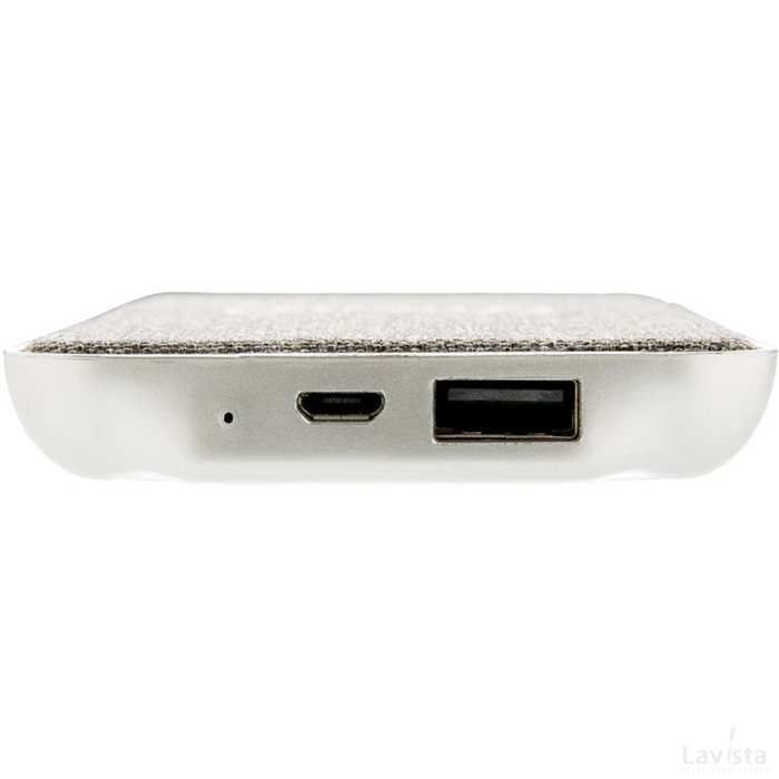 Vogue 5.000 mAh 5W draadloze powerbank zwart