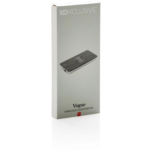 Vogue 5.000 mAh 5W draadloze powerbank zwart