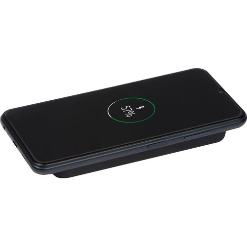 Powerbank en draadloze oplader, 8000 mAh beige