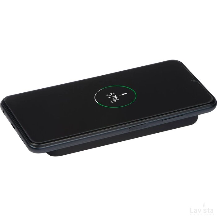 Powerbank en draadloze oplader, 8000 mAh beige