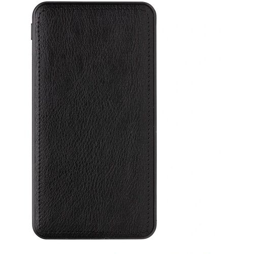 Tusca 10.000 mAh PU powerbank zwart