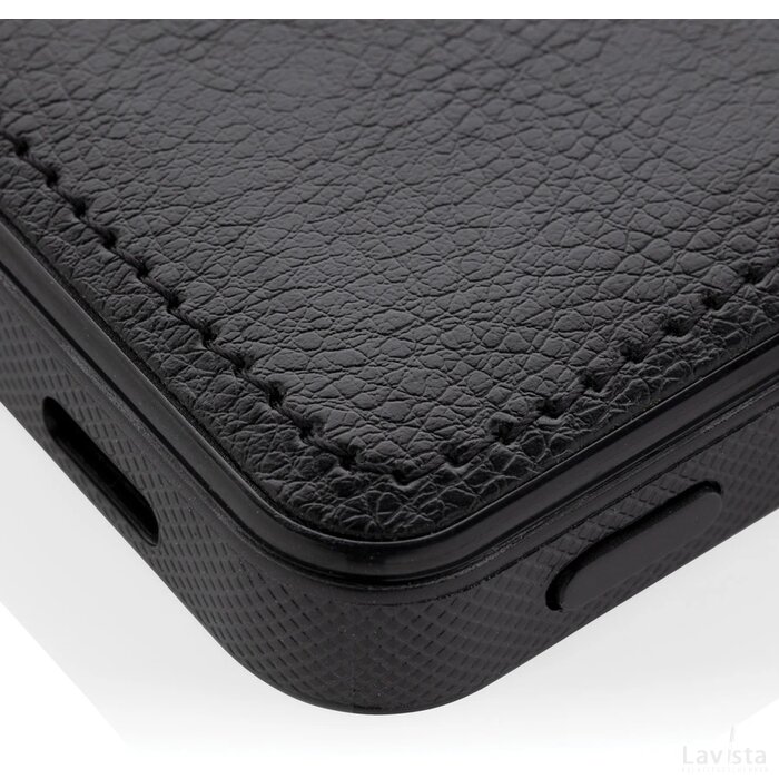 Tusca 10.000 mAh PU powerbank zwart