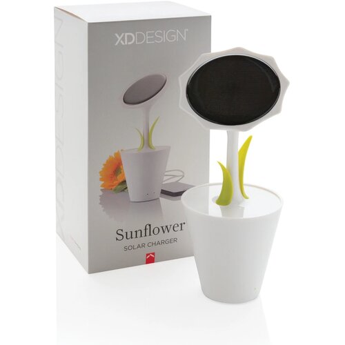 Solar sunflower 2.500 mAh wit, groen