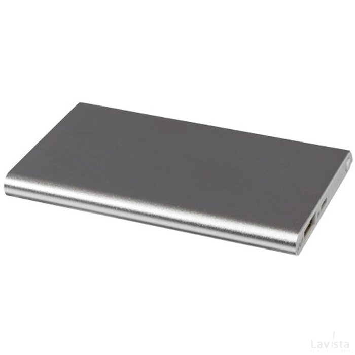 Pep aluminium powerbank 4000 mAh Zilver