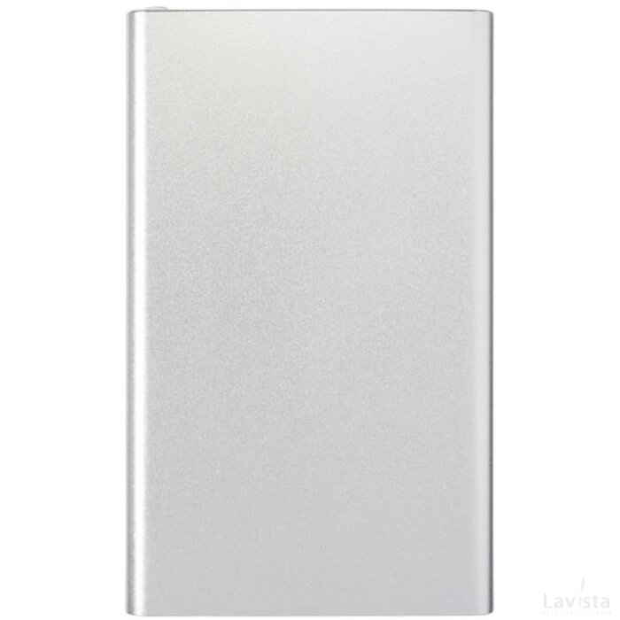 Pep aluminium powerbank 4000 mAh Zilver