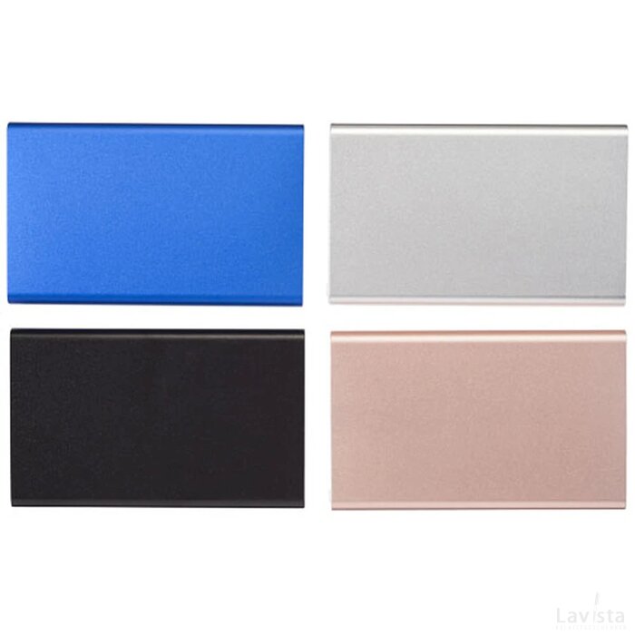 Pep aluminium powerbank 4000 mAh Zilver