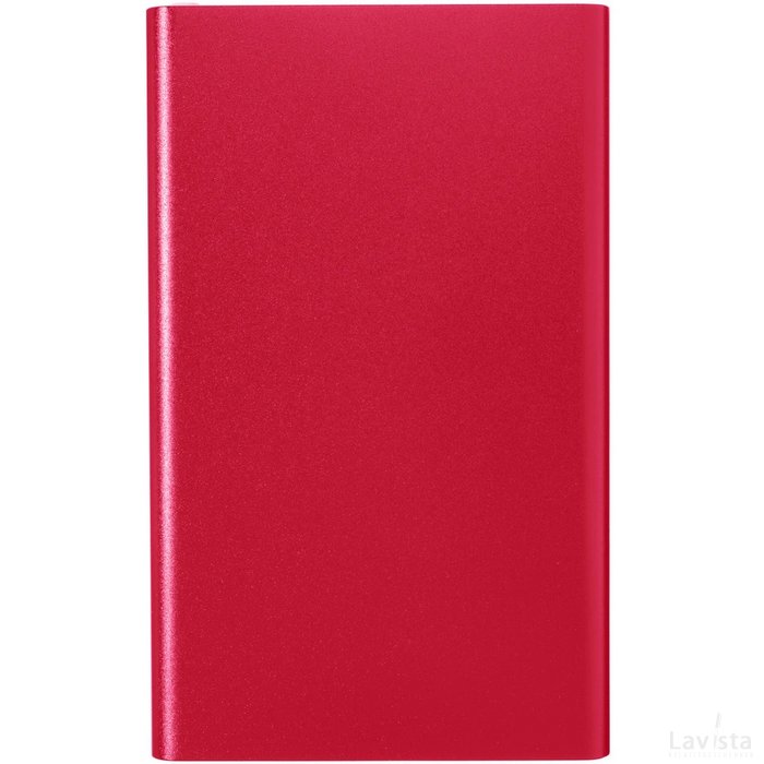 Pep aluminium powerbank 4000 mAh Rood