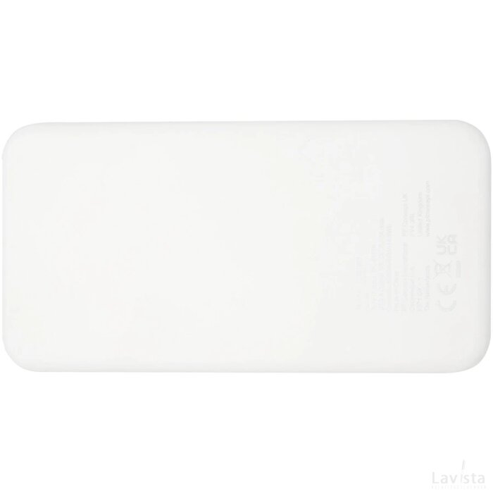 Slender slanke dubbele powerbank van 4000 mAh Wit