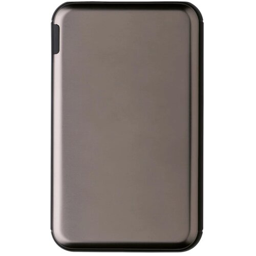 5.000 mAh zakformaat powerbank grijs, zwart