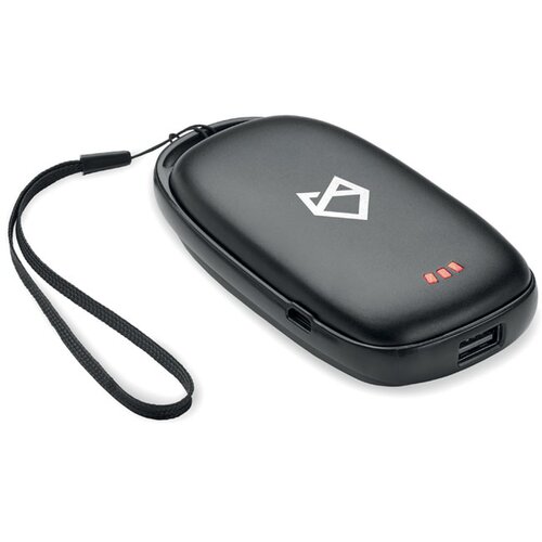 Handwarmer 4000 mah powerbank Tricpower zwart 4.000 mAh