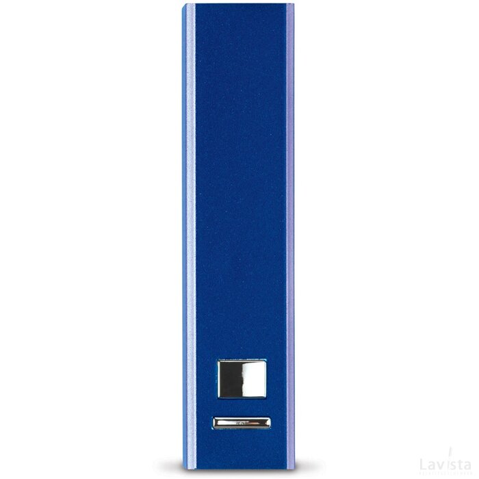 Powerbank aluminium 2200mAh donker blauw