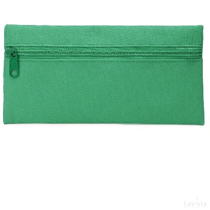 Groot etui polyester 600D middengroen