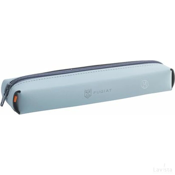 Recycled Leather Pencil Case Etui Lichtblauw