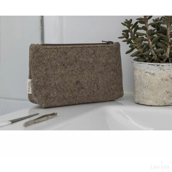 Recycled Felt Case Etui Taupe
