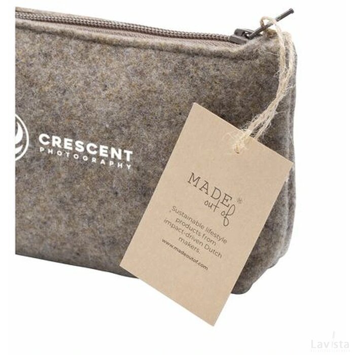 Recycled Felt Case Etui Taupe