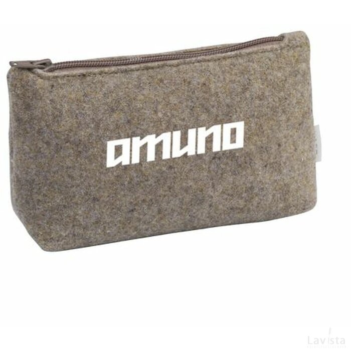 Recycled Felt Case Etui Taupe