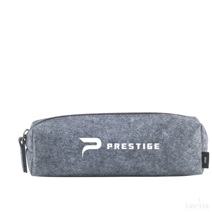 Pencil Case Felt Rpet Etui Grijs