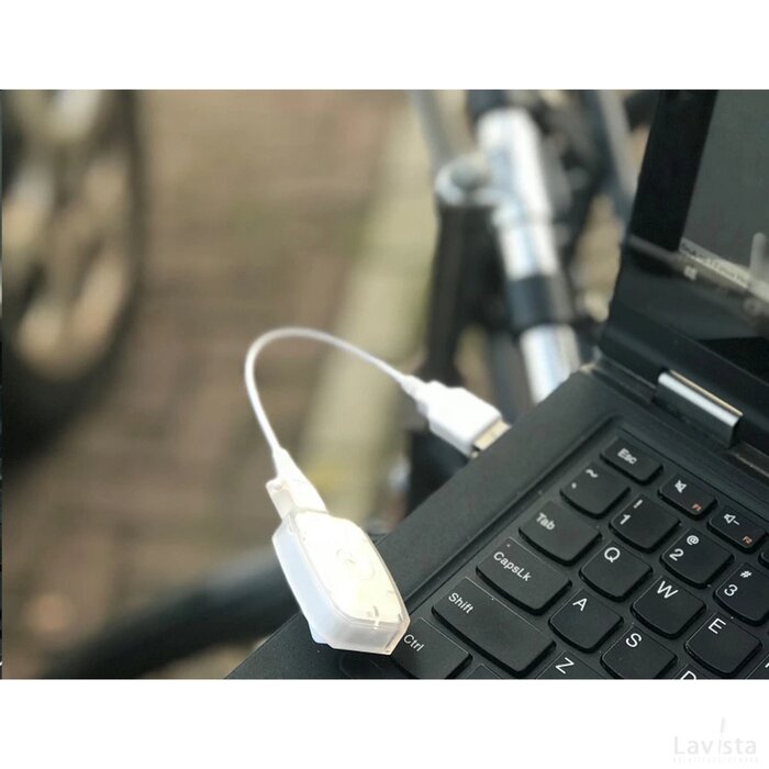 Bikeled Usb Fietslampje Taupe