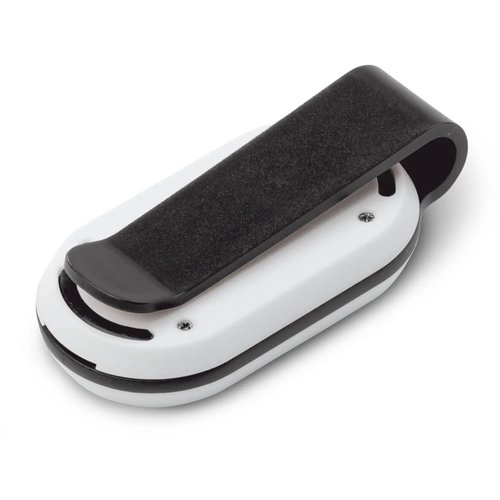 Fietslamp click-on zwart / wit