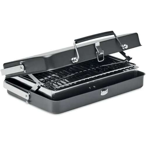 Draagbare barbecue standaard Bbq to go zwart