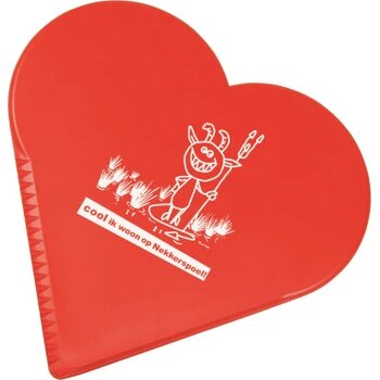 IJskrabber Hart Rood