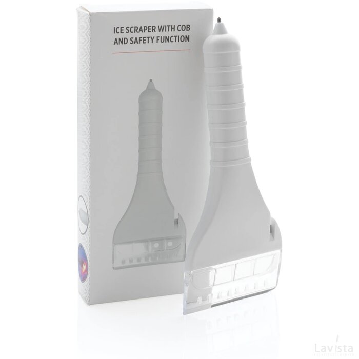 IJskrabber met COB- en veiligheidsfunctie wit