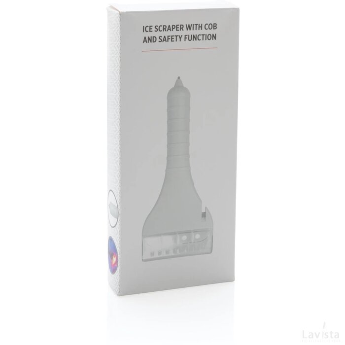 IJskrabber met COB- en veiligheidsfunctie wit