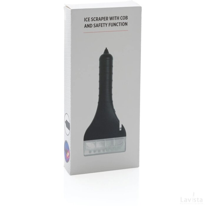 IJskrabber met COB- en veiligheidsfunctie zwart