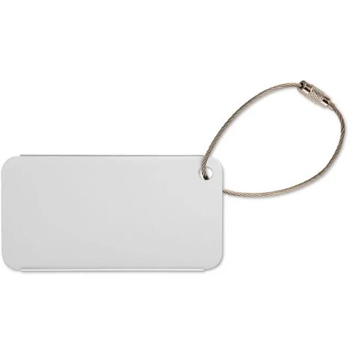 Bagagelabel Taggy mat zilver