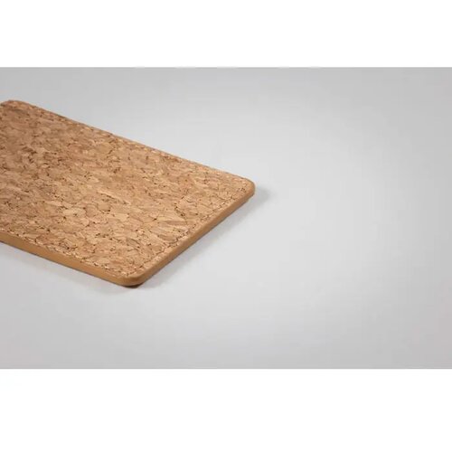 Bagagelabel van kurk Coco beige